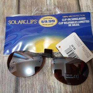NWT Solarclups clip on sunglasses